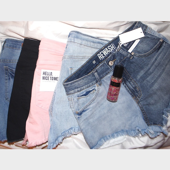 5 Jean short sets +Gift 9/w29 +Gift - Picture 2 of 8